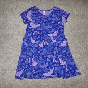 TEA COLLECTION FAUX WRAP NECK DRESS SZ 16